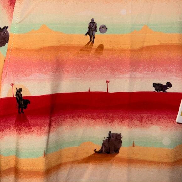 RSVLTS Star Wars Mandalorian Layers Shirt Sleeve Shirt 2XL NWT - Picture 3 of 8